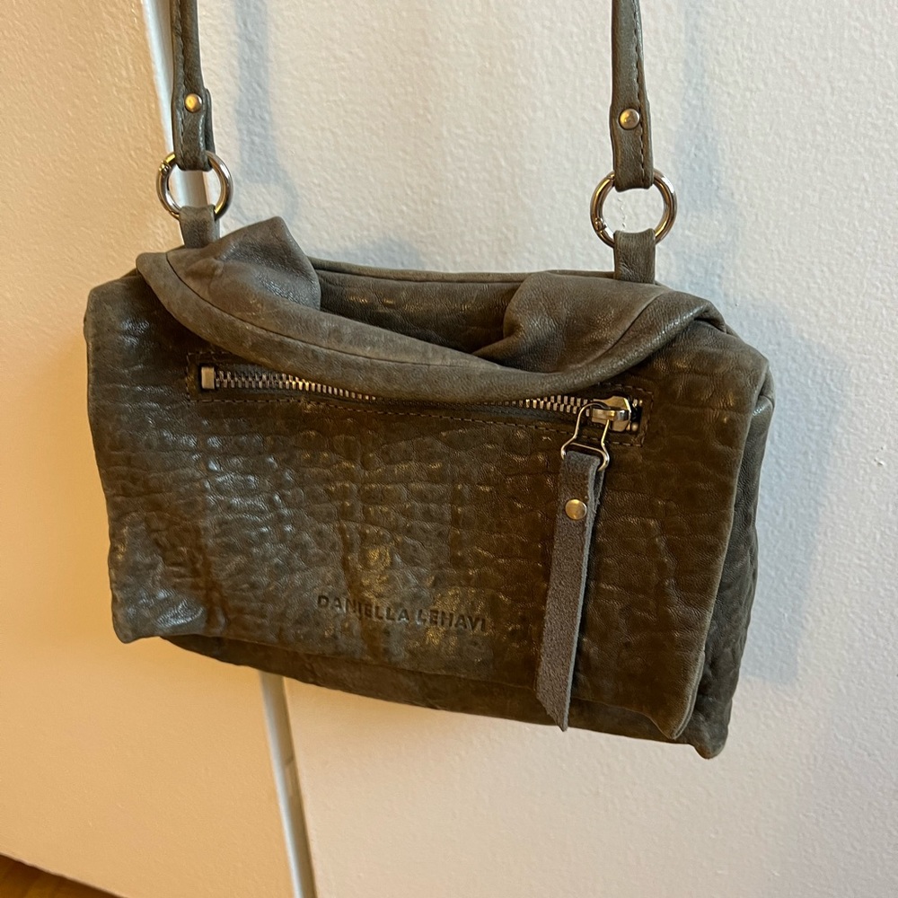 DANIELLA LEHAVI PHOENIX CROSSBODY BAG in grey